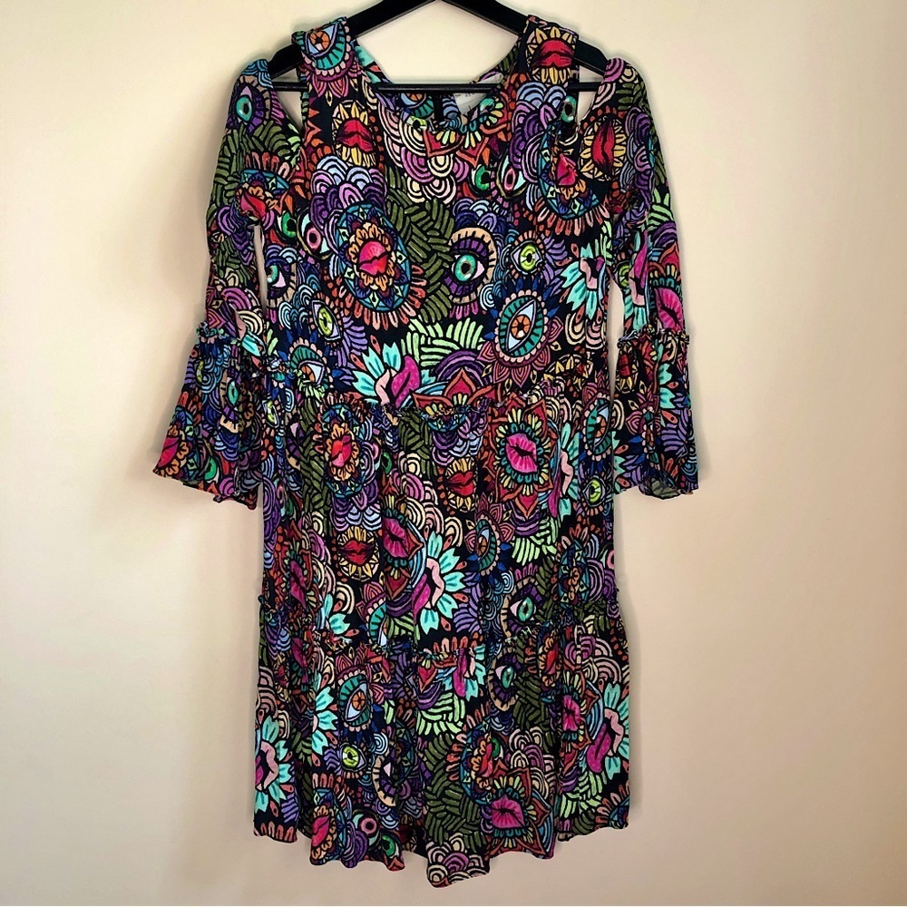 Artelier by Nicole Miller cold shoulder dress